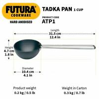 Hawkins Futura HA Tadka (Spice Heating Pan)- 10cm(1 Cup)- 36Pcs (ATP1)