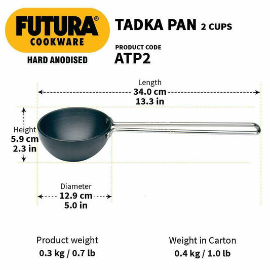 Hawkins Futura HA Tadka (Spice Heating Pan)- 12 cm(2 cup)-18 pcs (ATP2)