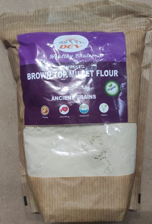 Dev Healthy Choice Roasted Brown Top Millet Flour 1kg X 10