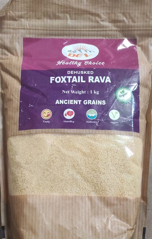 Dev Healthy Choice Foxtail Rava Millet (Coarse) 1kg X 10