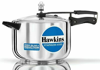 Hawkins Stainless Steel Cooker 8L Induction Compatible 8L- 4Pcs (HSS80)