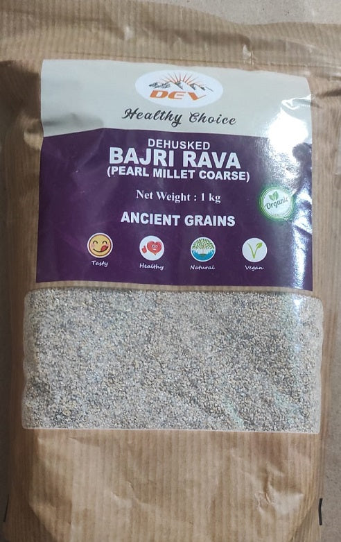 Dev Healthy Choice Bajri Rava Millet (Coarse) 1kg X 10