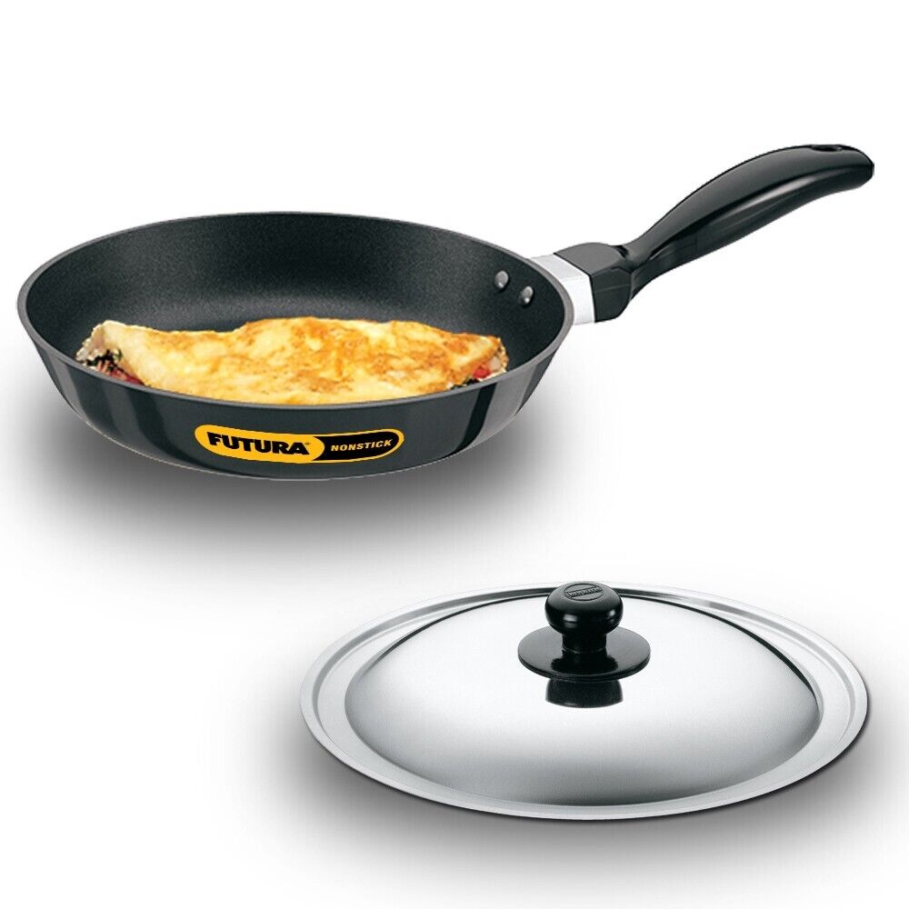 Hawkins Futura NS Frying Pan - 22 cm  W/Lid-12 pcs Q11/NF22S